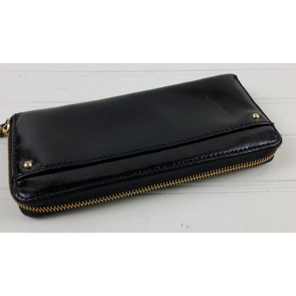 Michael Kors MK Zip Around Full Size Wallet Black